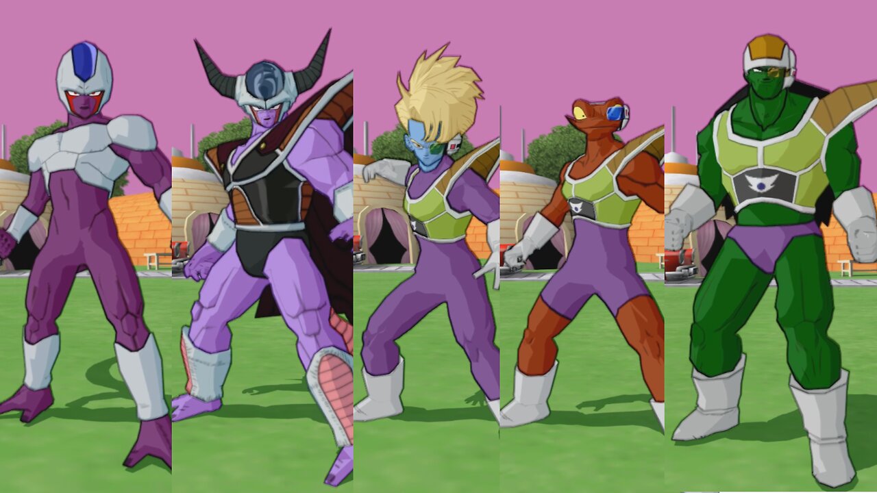 Cooler, King Cold & Cooler Squad -All Forms, Special Attacks and Costumes in DBZ Budokai Tenkaichi 4