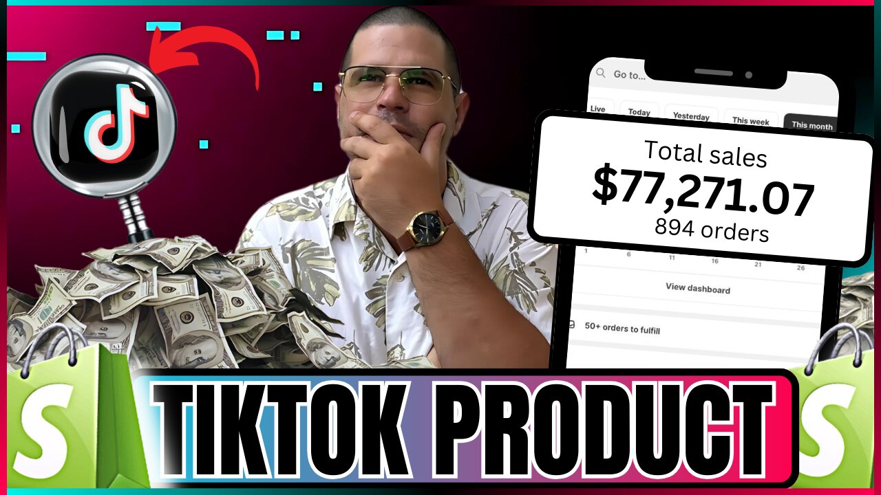 Look how easy is to find Tiktok winning dropshipping products under 10 minutes