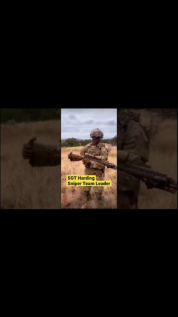 Sniper Team Leader • SGT Harding #shorts #usarmy #sniper @LawAndCrimeNews