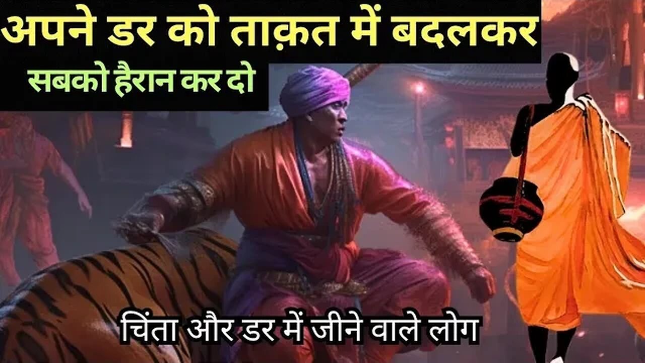 अगर आप भी डरते है तो ये वीडियो आपके लिए। How To Fight with Fear ? , Buddha motivational story