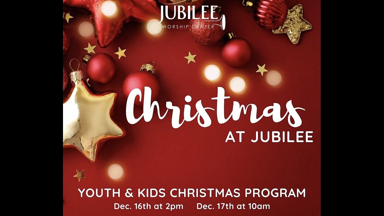 Youth Kids Christmas Program | Jubilee Worship Center