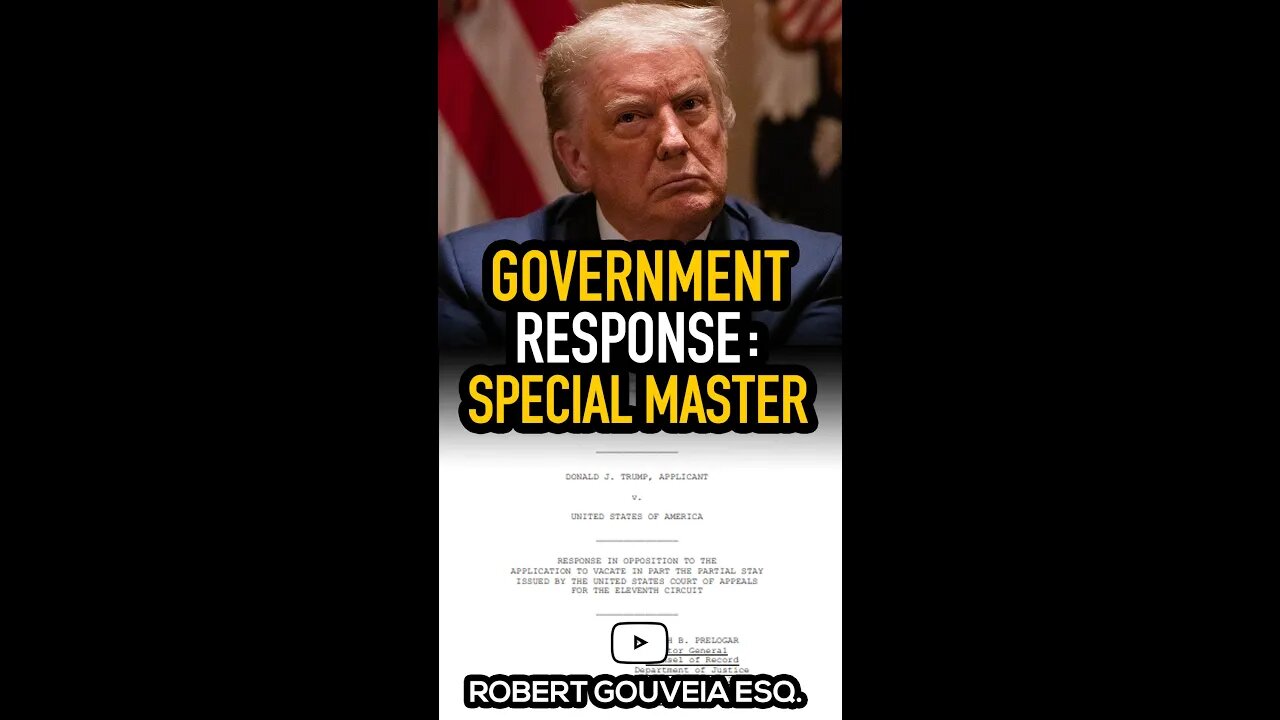 Government Response: Special Master #shorts