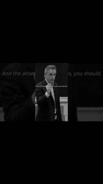 If you LOOK INTO an ABYSS : Jordan Peterson