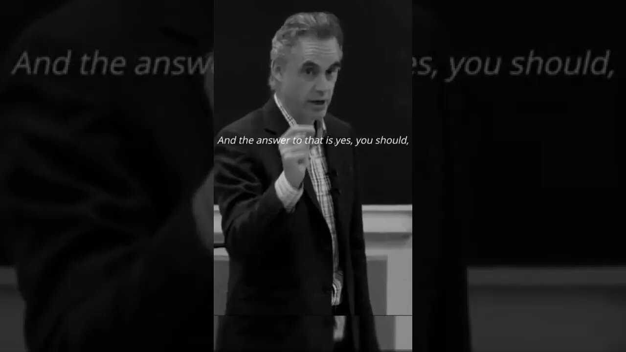 If you LOOK INTO an ABYSS : Jordan Peterson