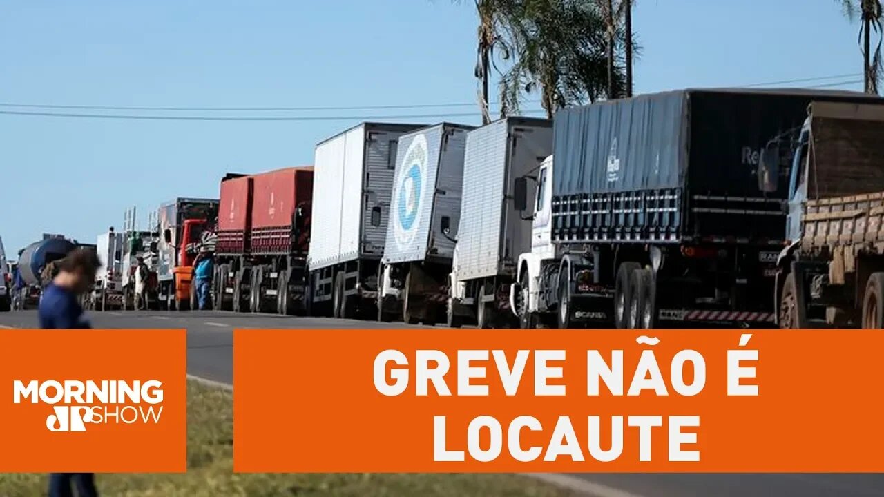 Greve dos caminhoneiros não é locaute, afirma Claudio Tognolli