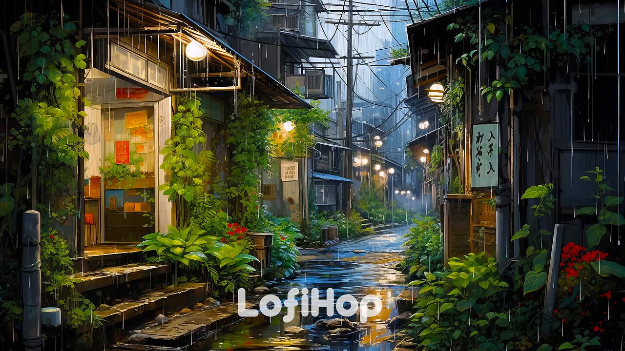 RAINING IN O K I N A W A 🌧️ Lofi Beats to Deep Focus to Work, Study ☔ Okinawa Japanese Lofi Vibes