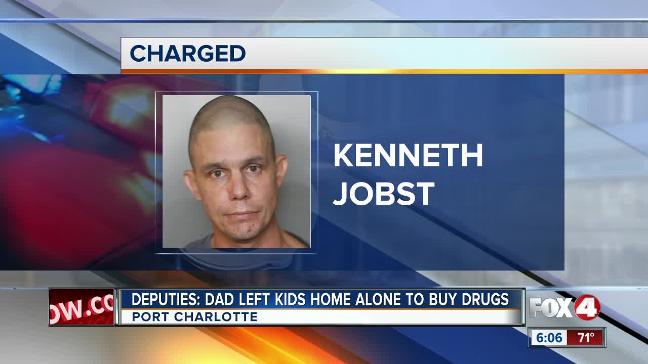 Dad left kids home alone to get drugs Port Charlotte