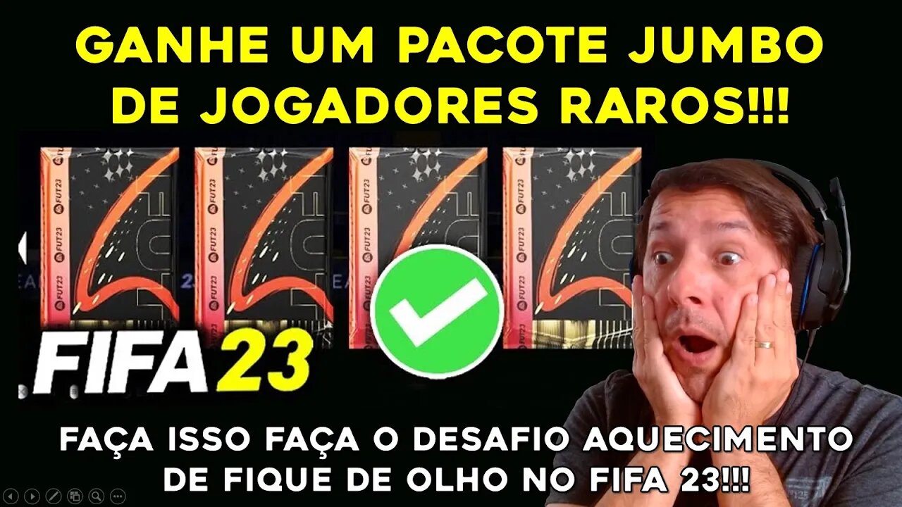 NOSSA!!! GANHE UM PACOTE JUMBO DE JOGADORES RAROS: FIFA OBJECTIVE SPECIALIST! FIFA 23 - PS5 - Ep. #4