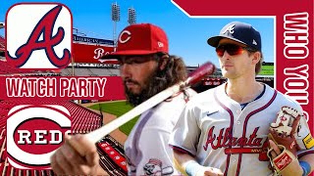 Atlanta Braves vs Cincinnati Reds | Live Play by Play & Reaction Stream 3D Sim | MLB 2024 Gm 151