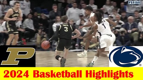 #8 Purdue vs Penn State Basketball Game Highlights 12 5 2024