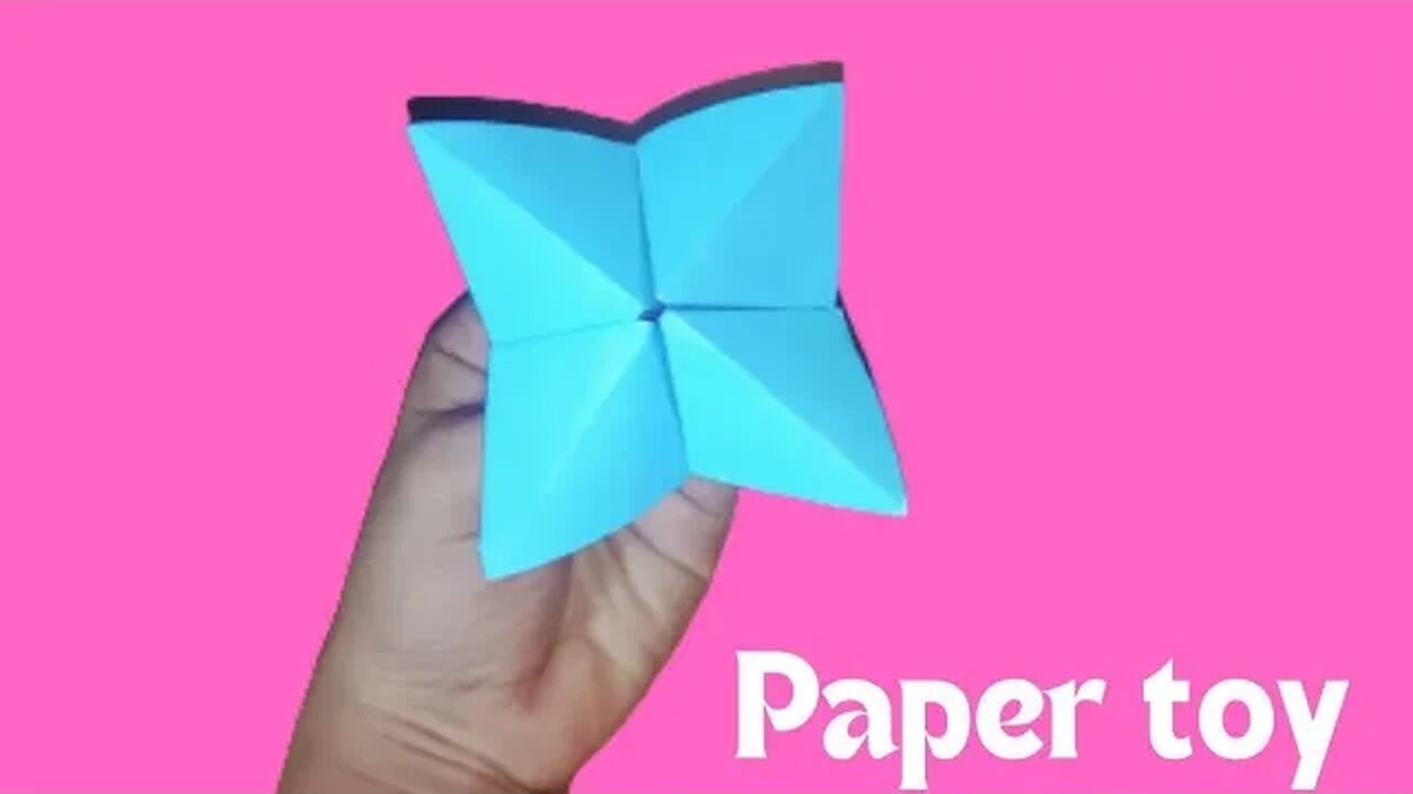 HOW TO MAKING ORIGAMI FIDGET TOY FROM A4 PAPER - EASY TOY FOR CHILDREN - EIRA'S TUBE