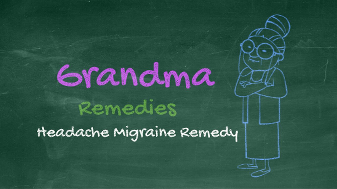 Grandma home remedy for headache migraine - fast relief from headache migraine