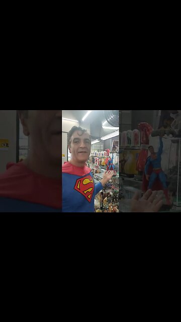 Super homenagem estátua do Kryptoniano mais amado do universo