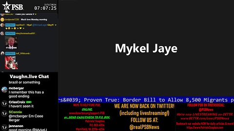 2024-02-05 07:00 EST - Patriots Soapbox AM: with MykelJaye, SkyeBreeze