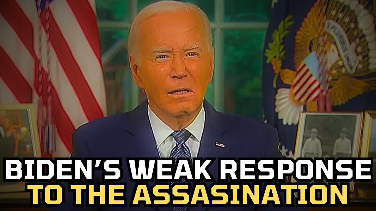 Biden's WEAK Response to Assassination Attempt on Trump