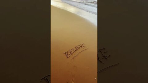 BELIEVE ❤️ #youtubeshorts #beach #shorts #asmr