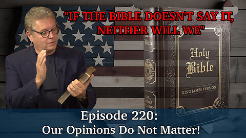 Live Podcast Ep. 220 - Our Opinions Do Not Matter!