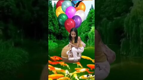 FLYING BALLOONS WITH CHIE ANN BB GIRL