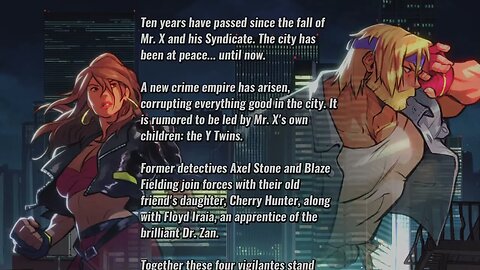 Streets of Rage 4 -Intro-