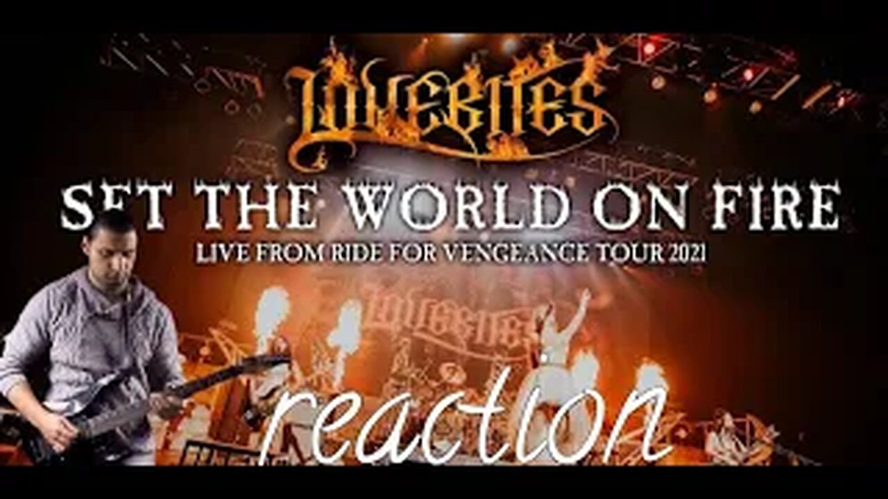 LOVEBITES / Set The World On Fire [Live from "Ride For Vengeance Tour 2021"] reaction