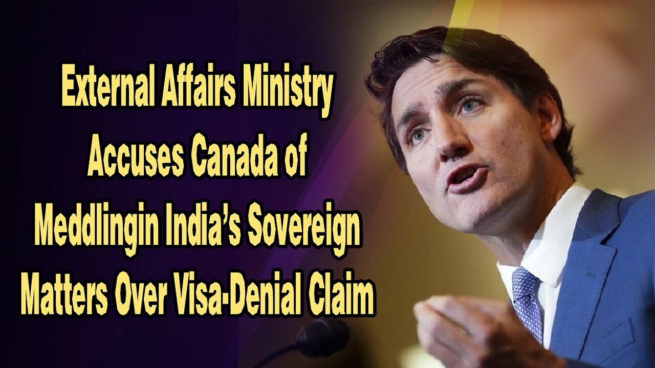 Live: External Affairs Ministry Accuses Canada of Meddlingin India's Sovereign Matter