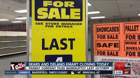 Last day for Sears in Bakersfield