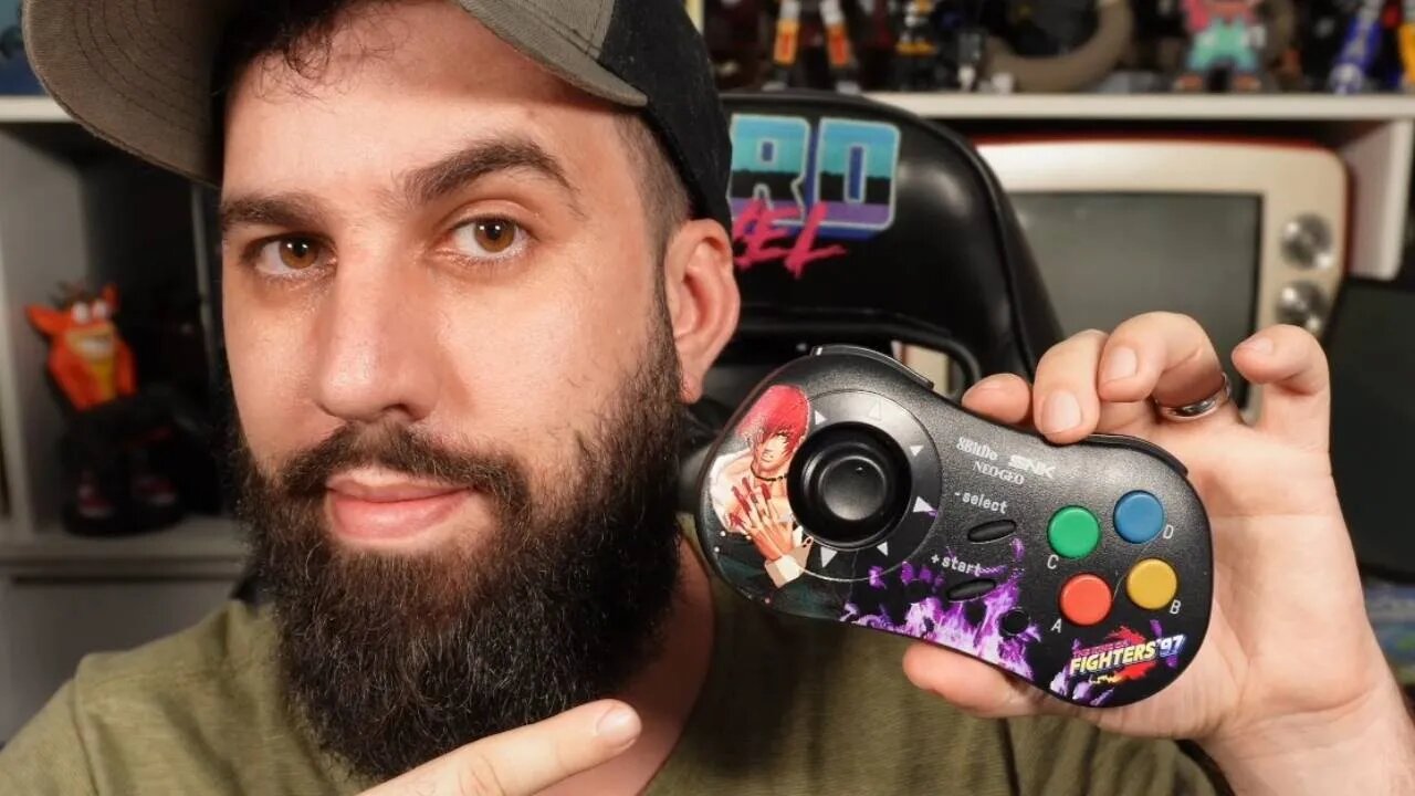 Novo controle da 8BITDO baseado no NEOGEO! TA SENSACIONAL!