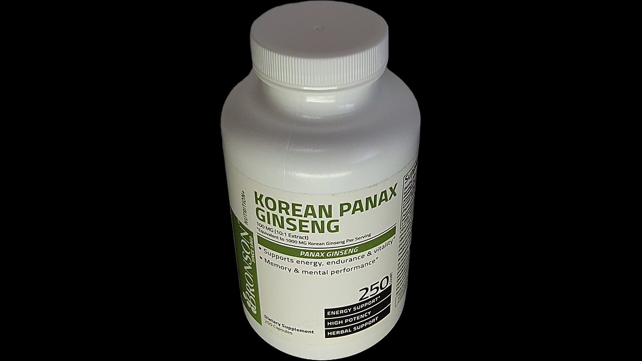 Bronson Korean Panax Ginseng #ginsengkorea #ginseng