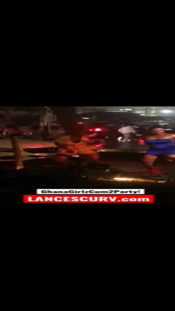 GHANA GIRLS COME TO PARTY! - OXFORD STREET