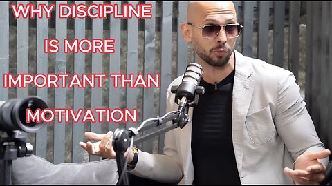 Andrew Tate- Why Discipline Is More Important Than Motivation| Motivational Talk| The Success Book