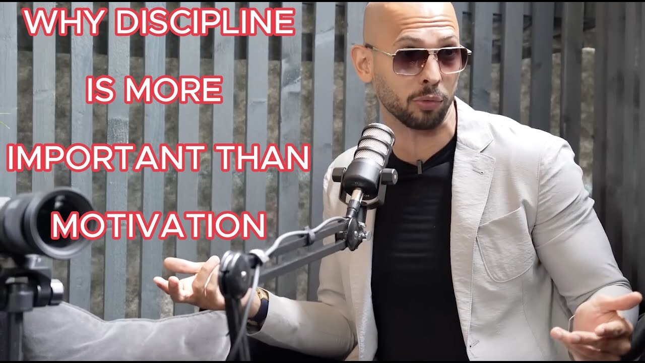 Andrew Tate- Why Discipline Is More Important Than Motivation| Motivational Talk| The Success Book