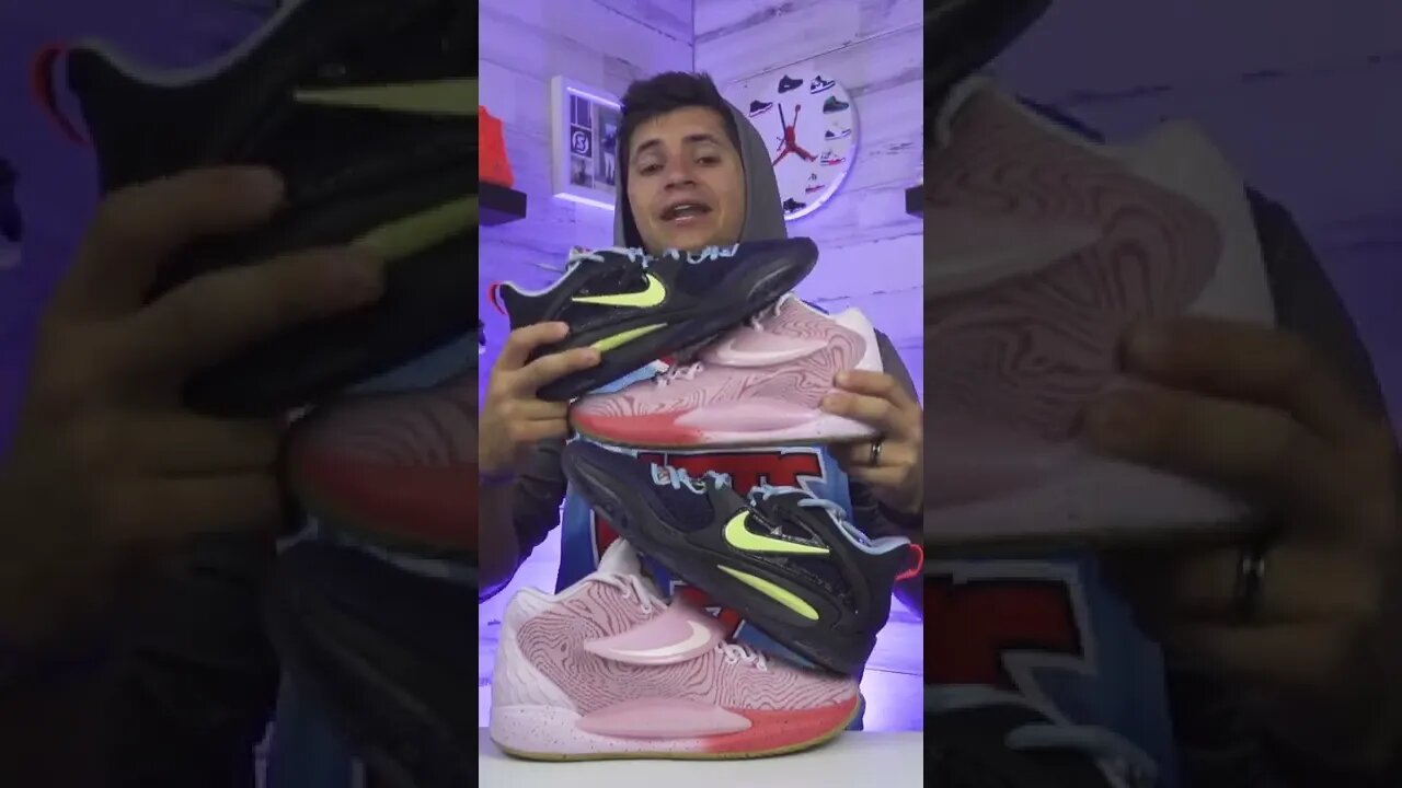 Which shoe is better to hoop in - Nike KD15 or KD14? #shorts