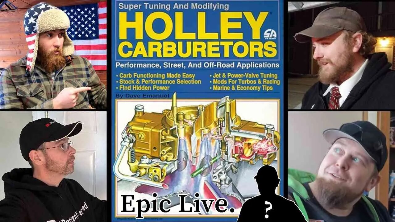 Epic Car Guy Live Stream | All About Carburetors