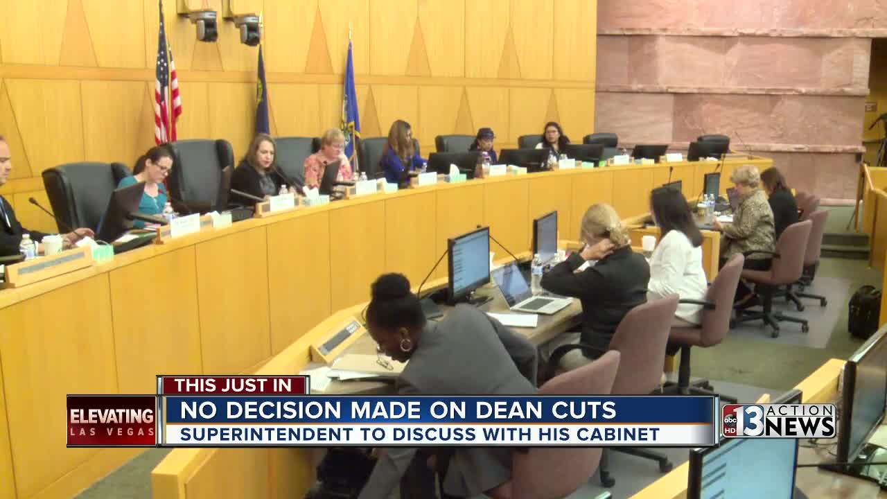 CCSD board postpones vote to reverse controversial decision on deans