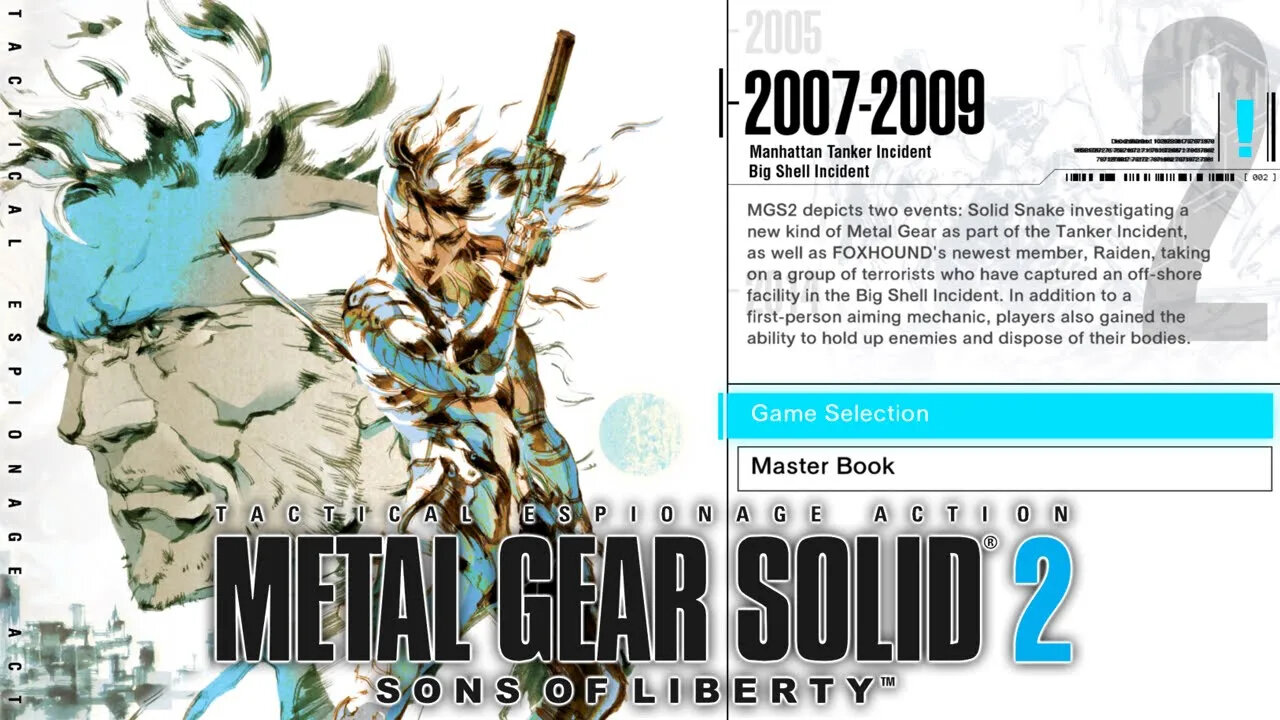 Metal Gear Solid 2 Master Collection Full Playthrough