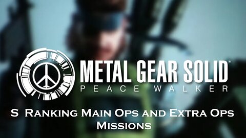 MGS:Peacewalker Monster Hunter Extra Ops