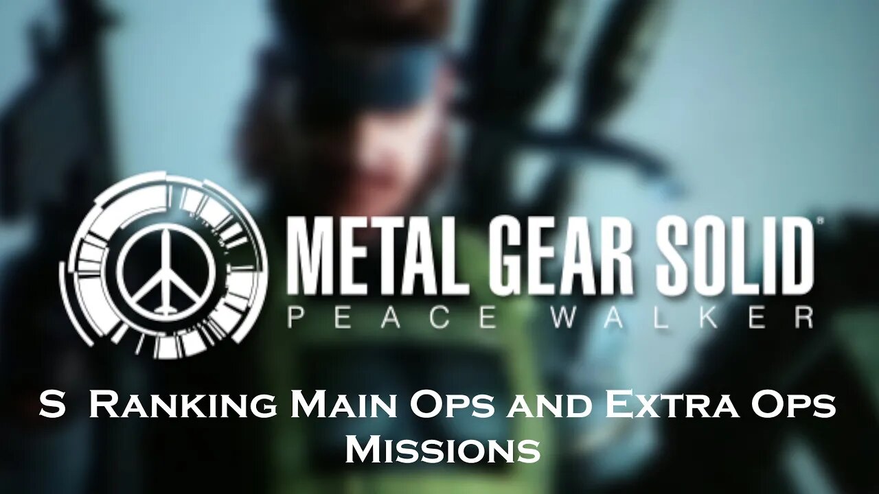 MGS:Peacewalker Monster Hunter Extra Ops