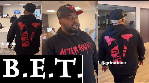 A Man Goes Off at BET Office