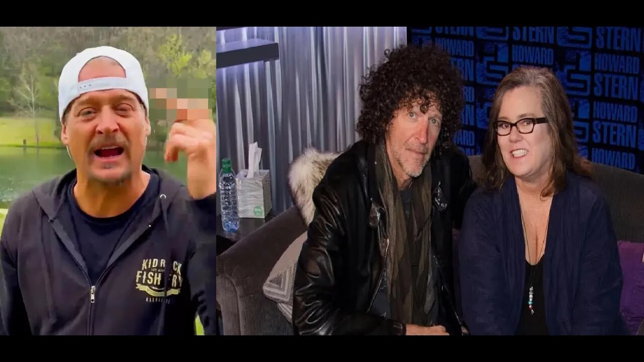 Howard Stern & Rosie O’Donnell defends Fake Woman against Kid Rock for Destroying Bud Light Cans