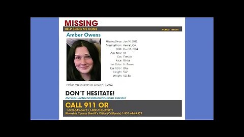 #Missing #Anniversary | Amber Owens | 01/15/22