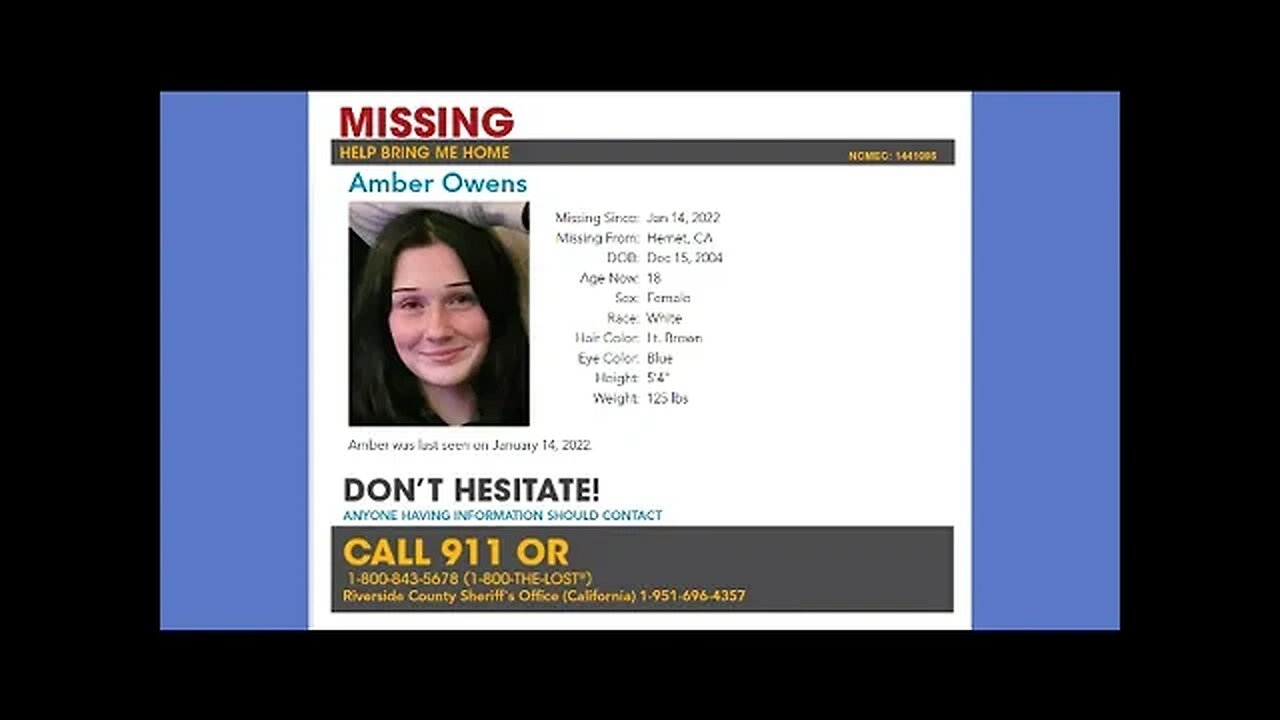 #Missing #Anniversary | Amber Owens | 01/15/22