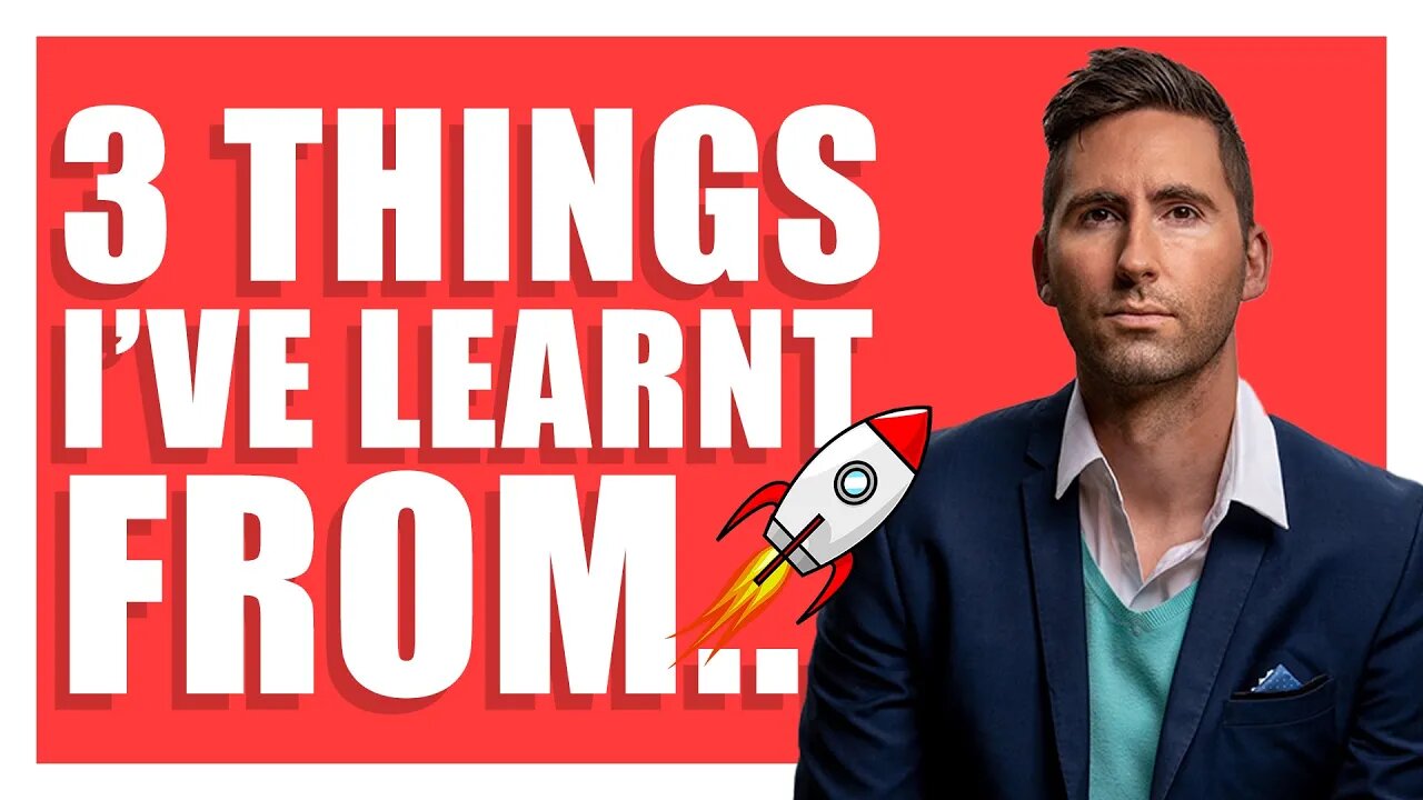 3 things I've learnt Brad Moran! Full-Time Entrepreneur and Ex AFL Playe