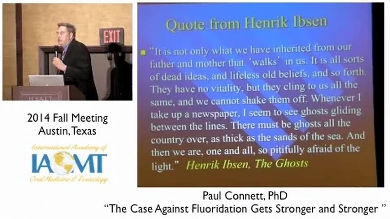 The Case Against Water Fluoridation Gets Stronger and Stronger | Paul Connett