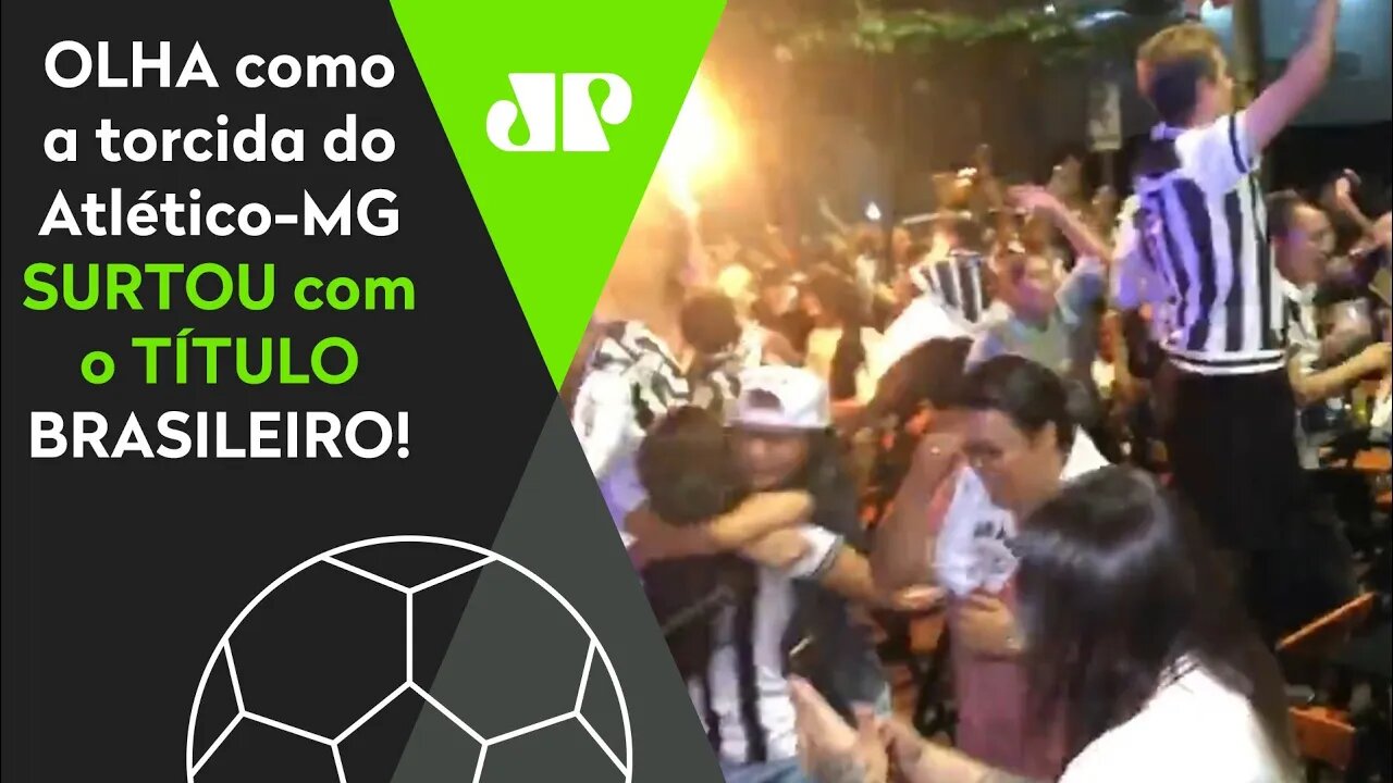 EMOCIONANTE! OLHA a EXPLOSÃO da TORCIDA do Atlético-MG com o Galo BICAMPEÃO BRASILEIRO!