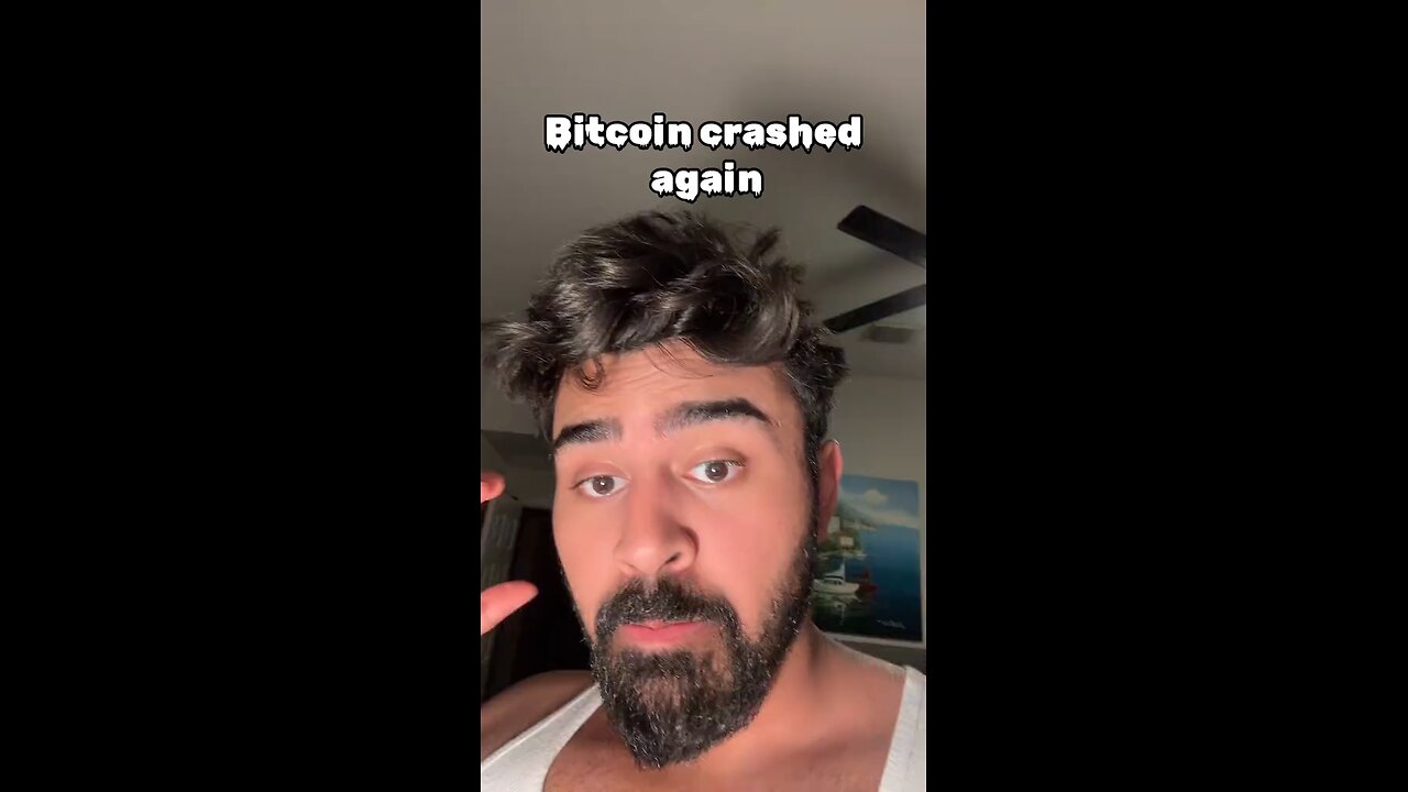Bitcoin crashes #bitcoin