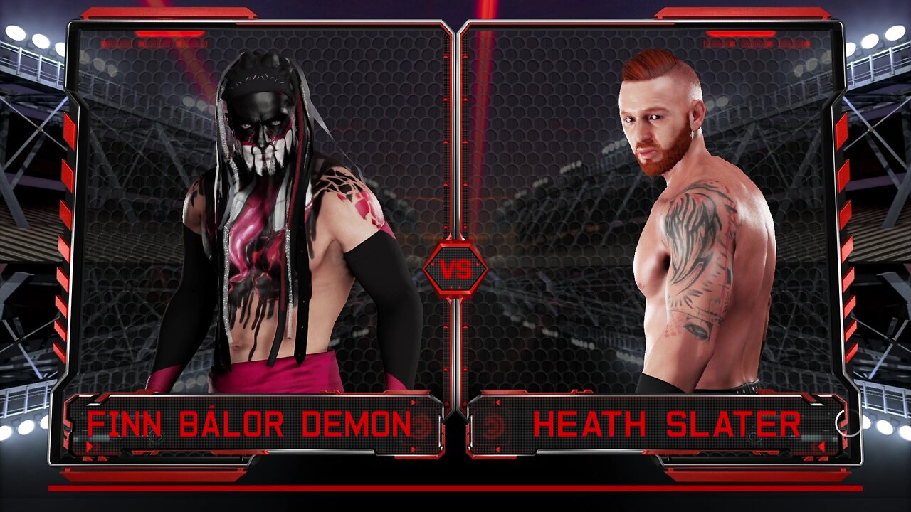 WWE 2k18 Finn Balor Demon vs Heath Slater