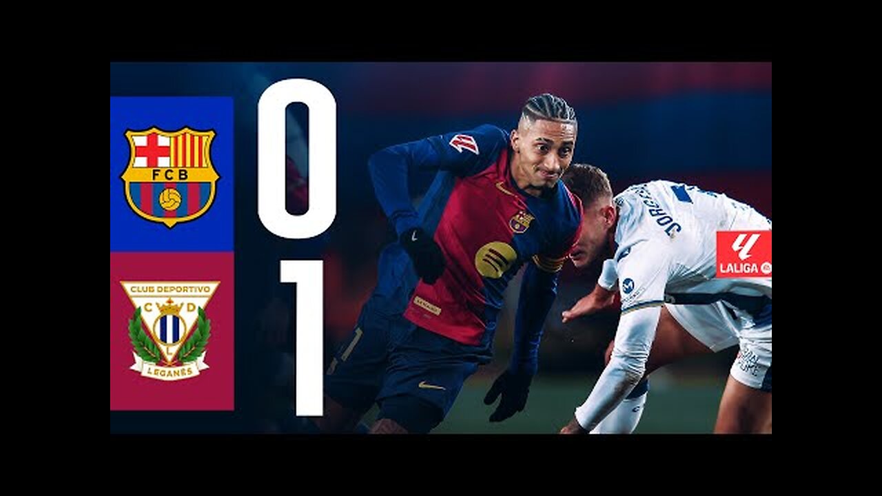 FC BARCELONA 0 vs 1 LEGANÉS