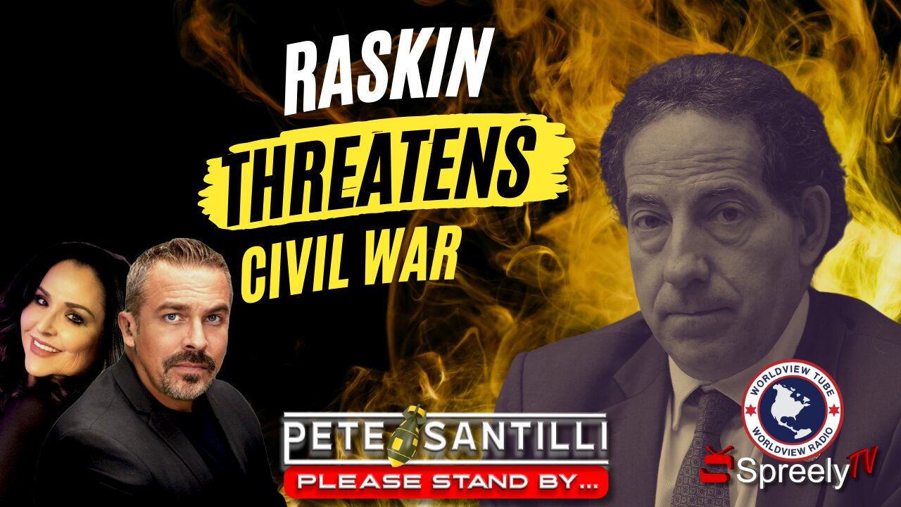 Jamie Raskin Makes Veiled Threat of CIVIL WAR If Trump Wins Rigged Election