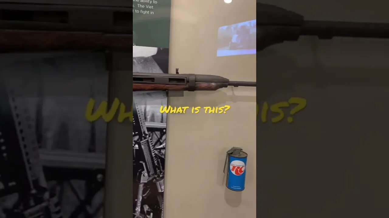 Military rifle at museum