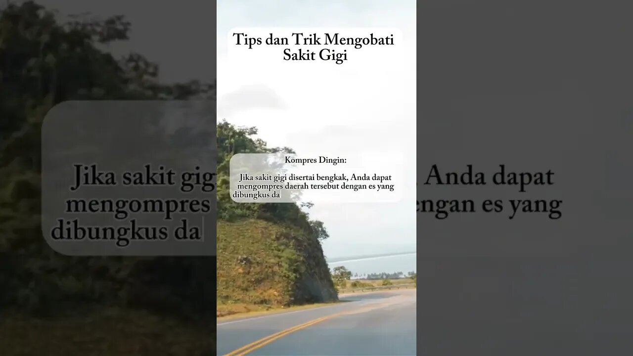 Tips dan Trik Mengobati Sakit Gigi #tips #sakitgigi #sakit